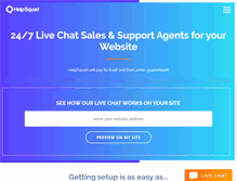 Tablet Screenshot of helpsquad.com